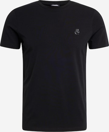 Karl Lagerfeld - Camiseta en negro: frente