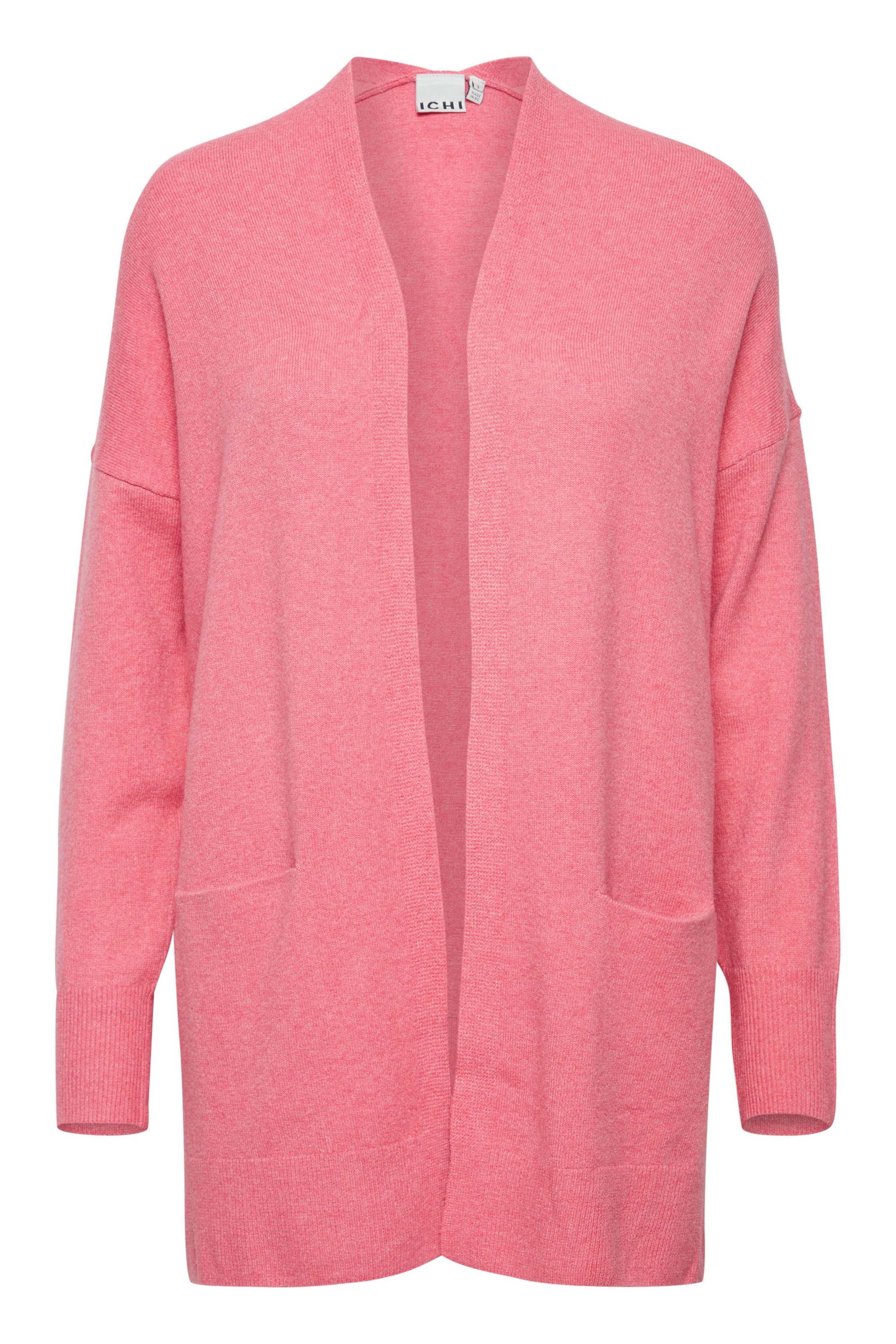 Cardigan 'IHAlpa' ICHI en rose : devant