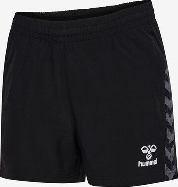 Hummel Workout Pants in Black: front