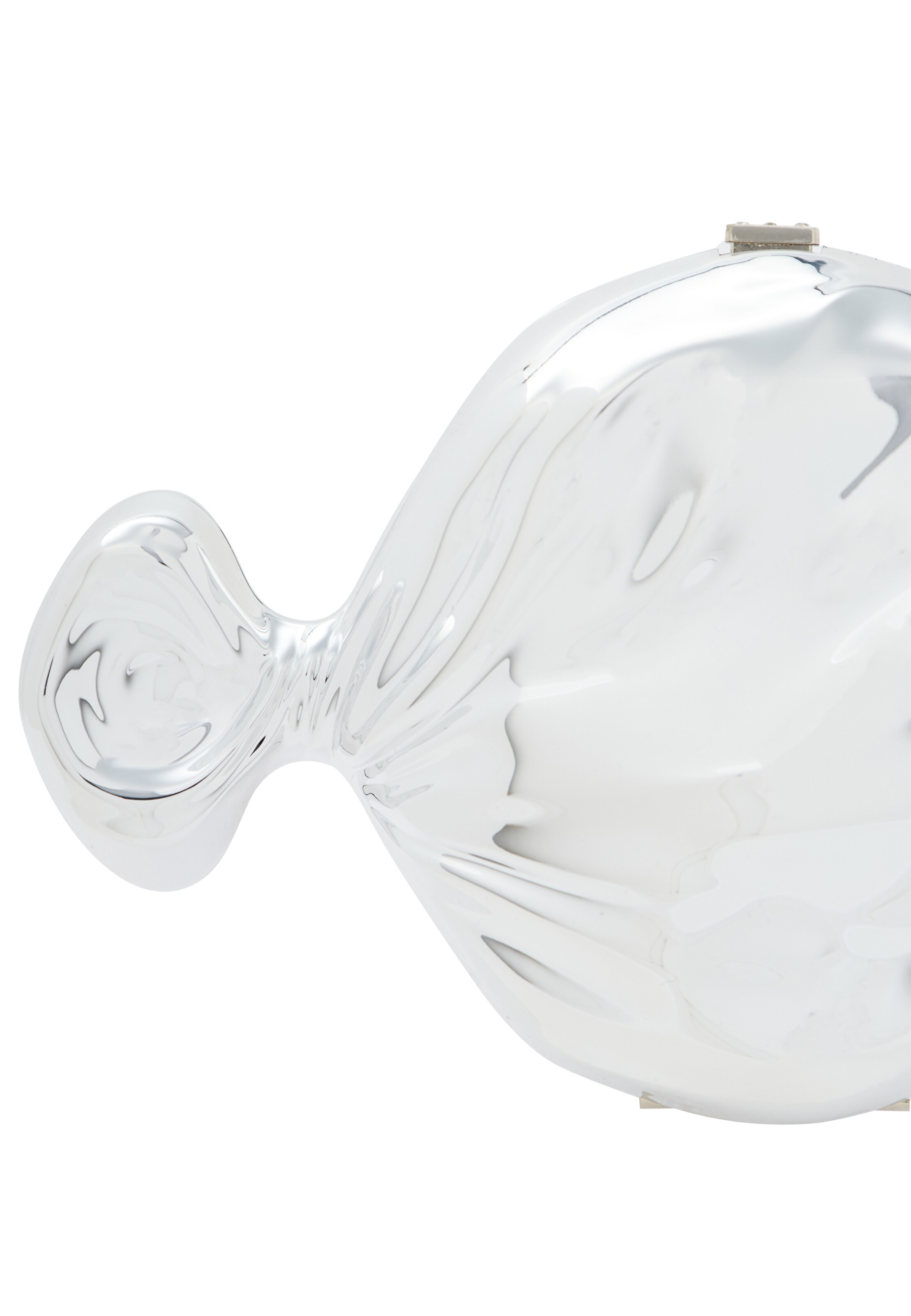 KRZY Clutch in Silver