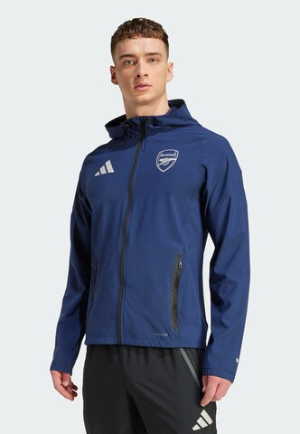 Vestes d’entraînement 'Arsenal Tiro 25 Competition' ADIDAS PERFORMANCE en bleu : devant