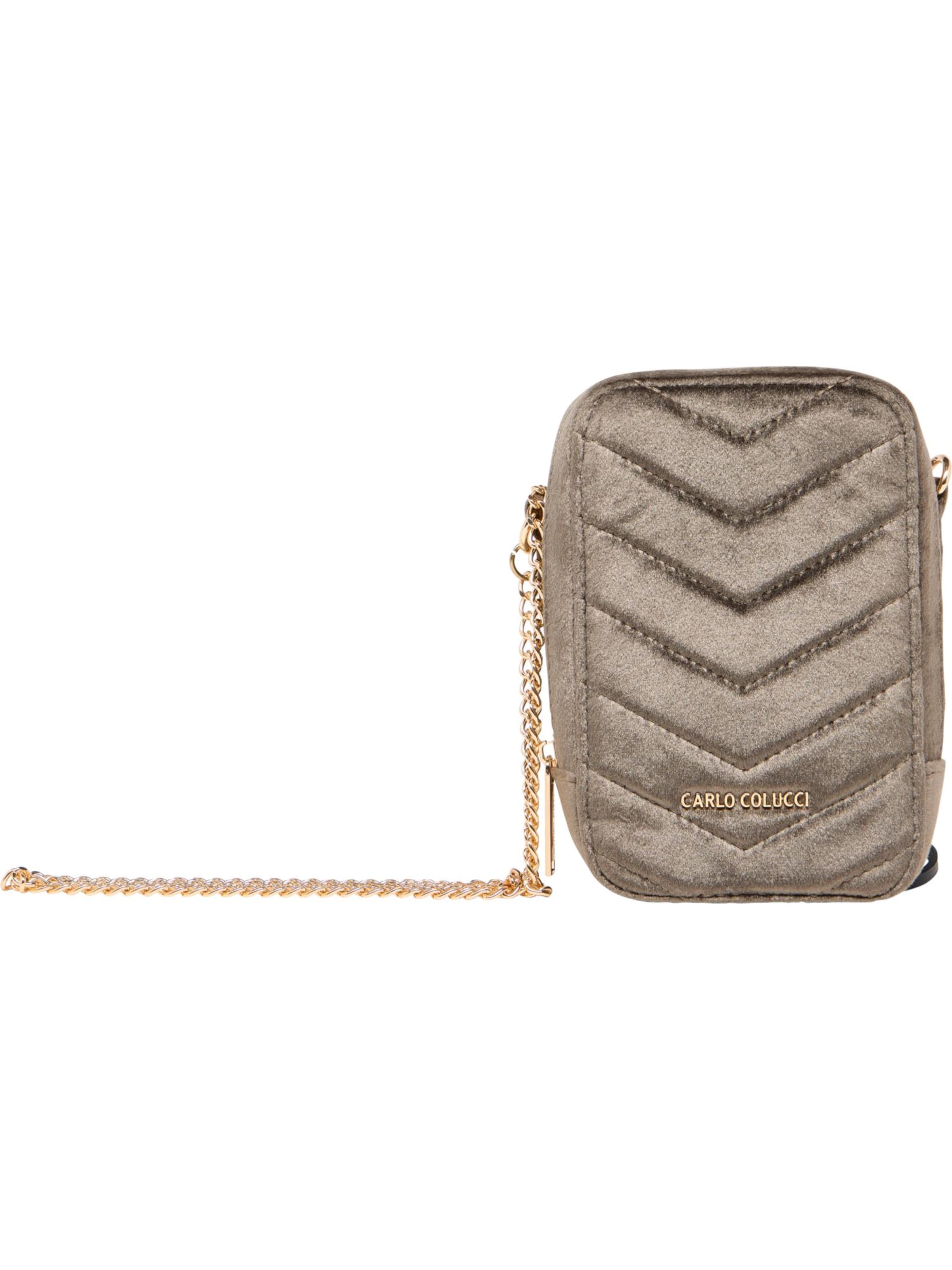 Carlo Colucci Schoudertas in Bruin: voorkant