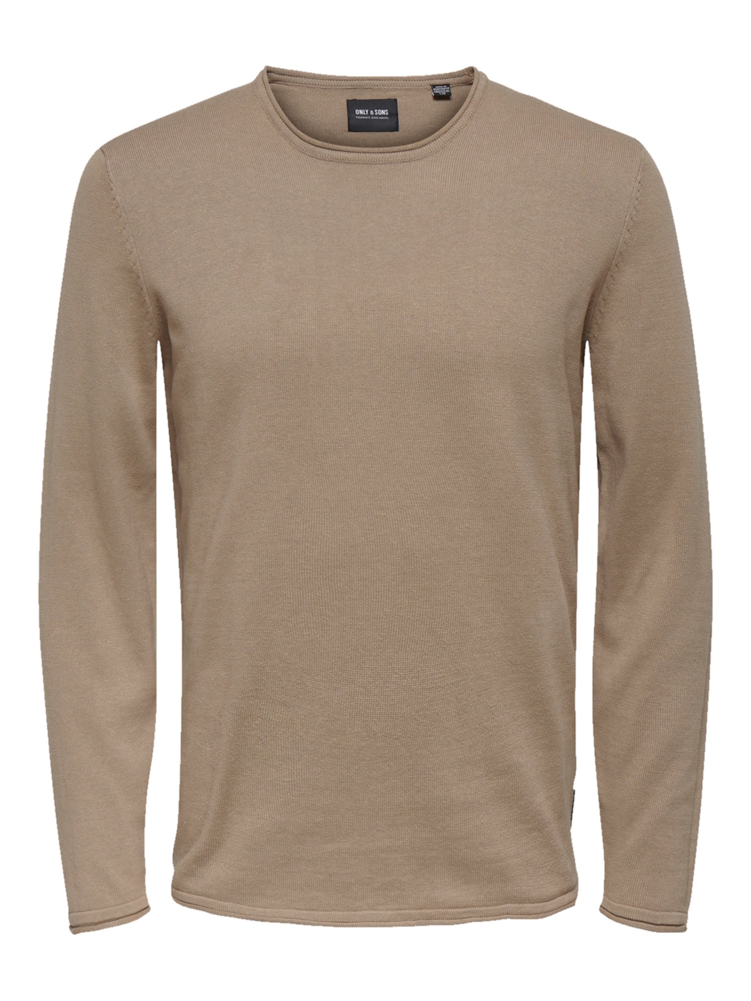 Only & Sons Pullover in Braun: Vorderseite