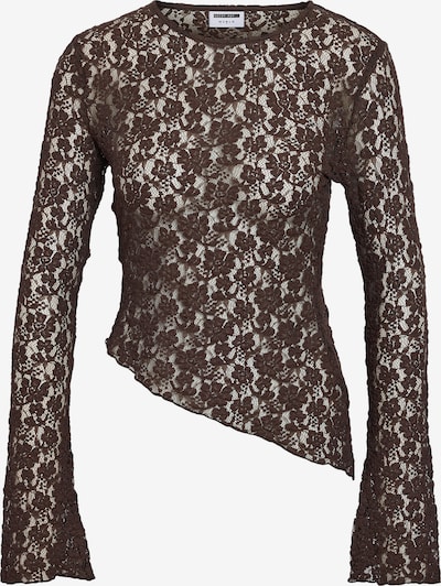 Marškinėliai 'NMMIRIAM' iš Noisy may, spalva – šokolado spalva, Prekių apžvalga