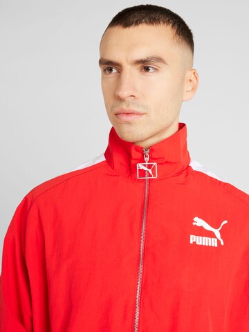 PUMA Športna jakna | rdeča barva
