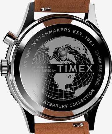 TIMEX Analoguhr in Braun