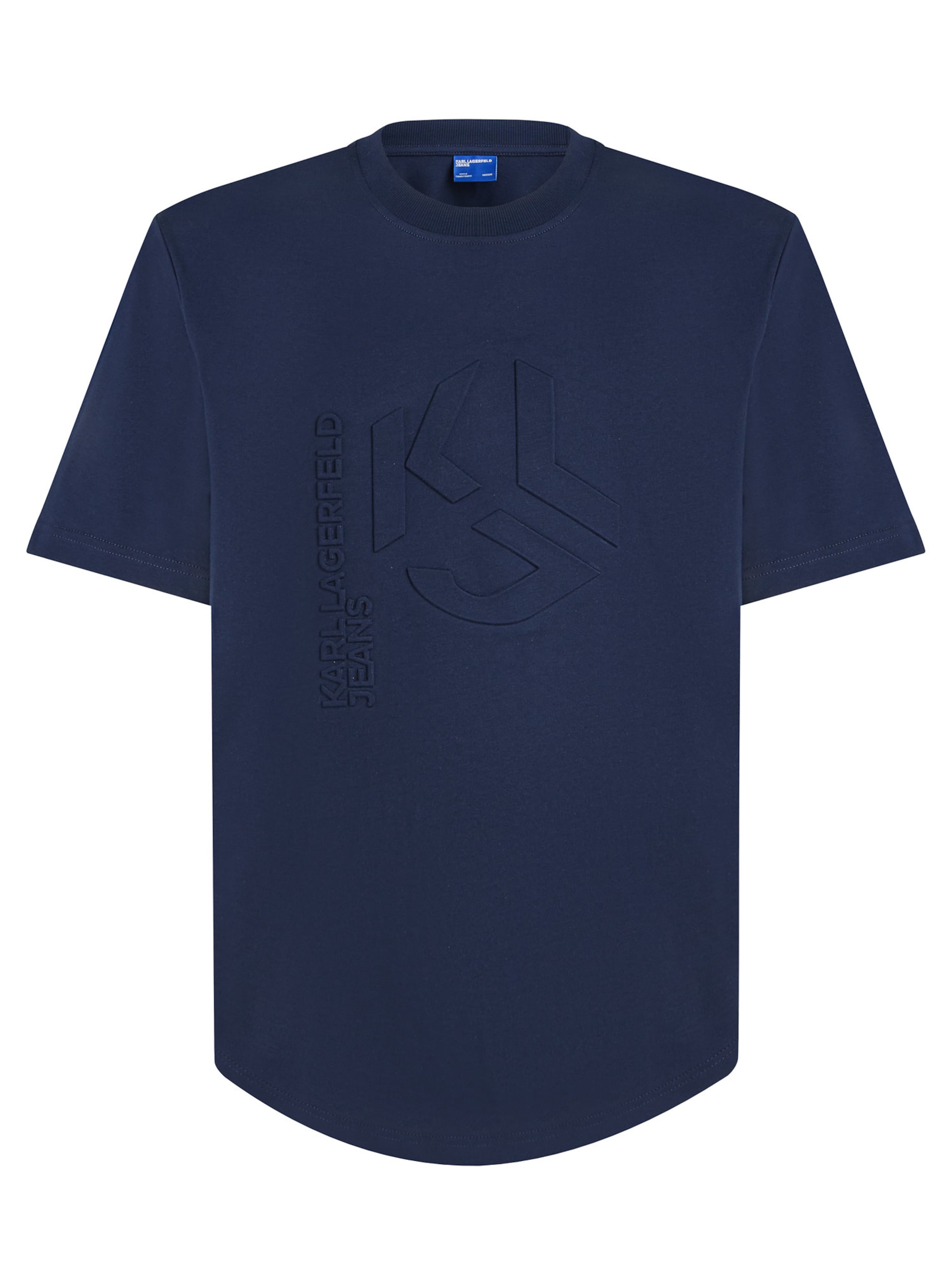 KARL LAGERFELD JEANS - Camiseta en azul: frente