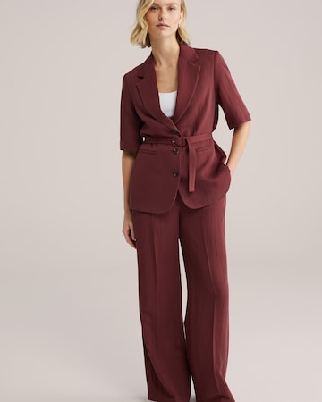 WE Fashion Normální Kalhoty – červená