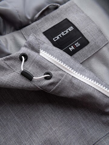 Veste mi-saison 'OM-JANP-0136' Ombre en gris
