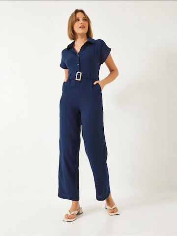 Tuta jumpsuit di Bianco Lucci in blu