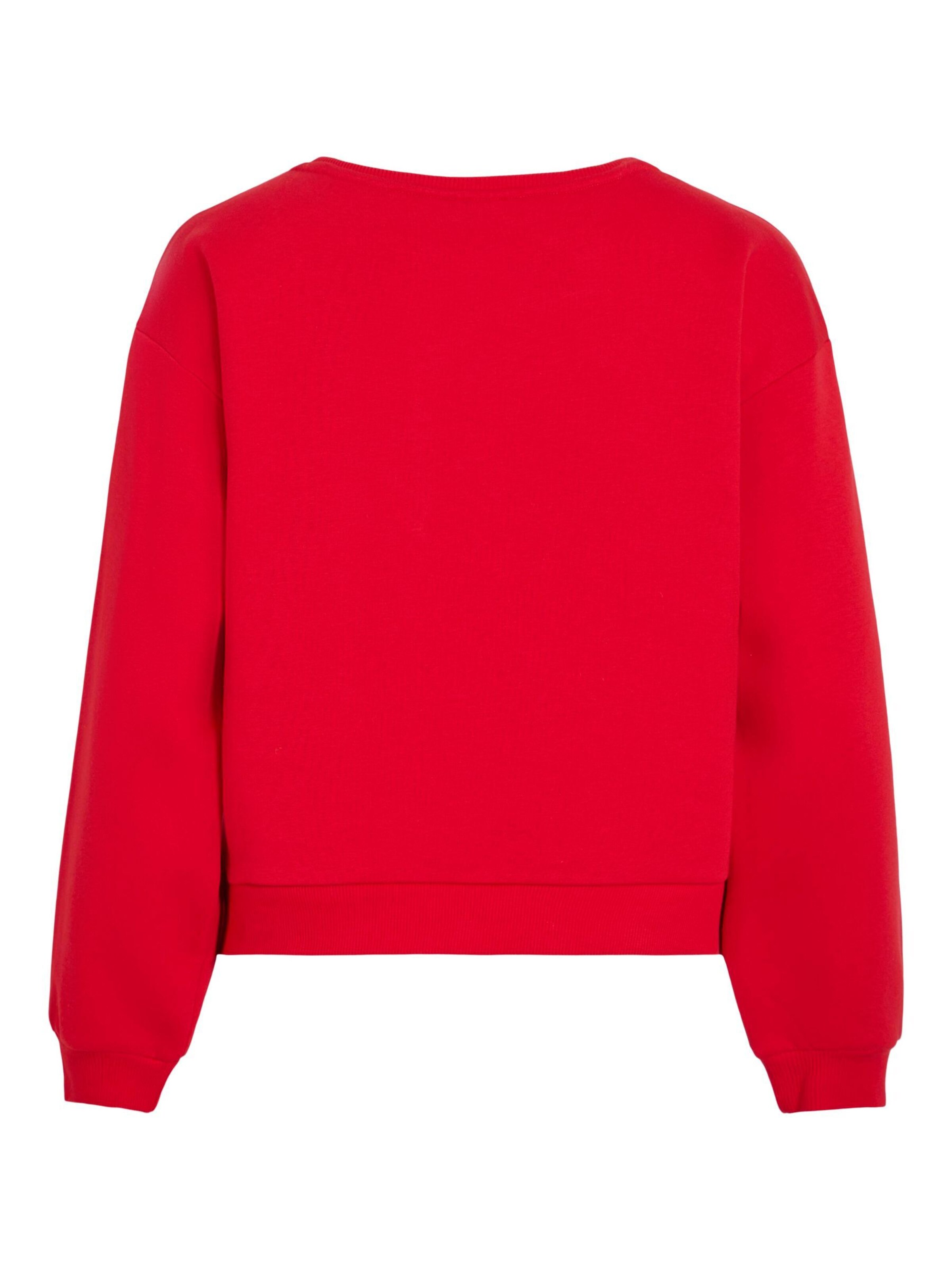 VILA Sweatshirt 'VIHollie' in Rood