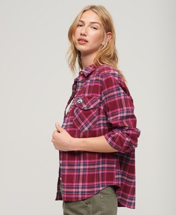 Superdry Blouse in Rood: voorkant