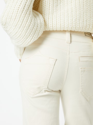 Herrlicher Regular Jeans i vit