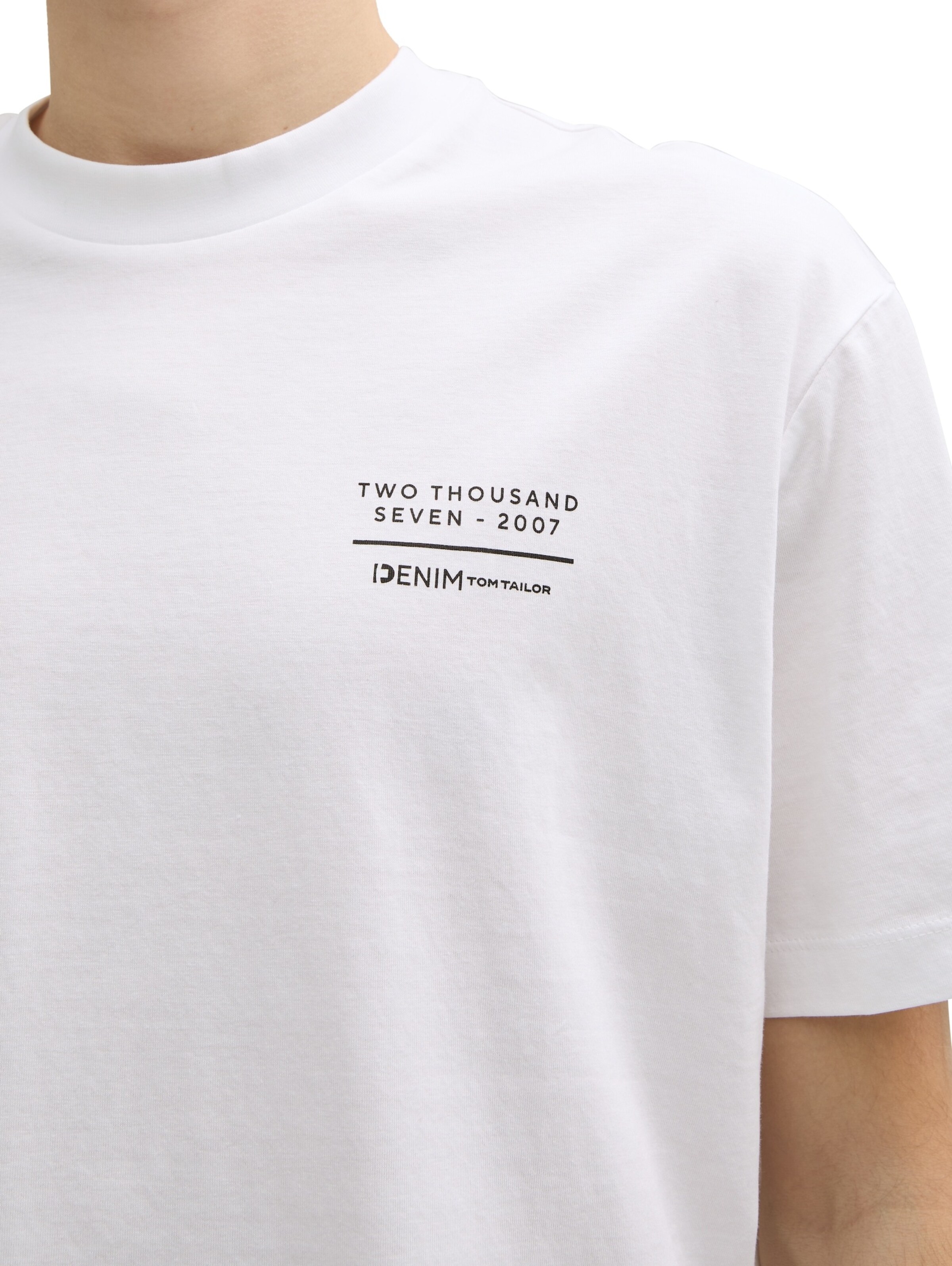 TOM TAILOR DENIM Shirt in White