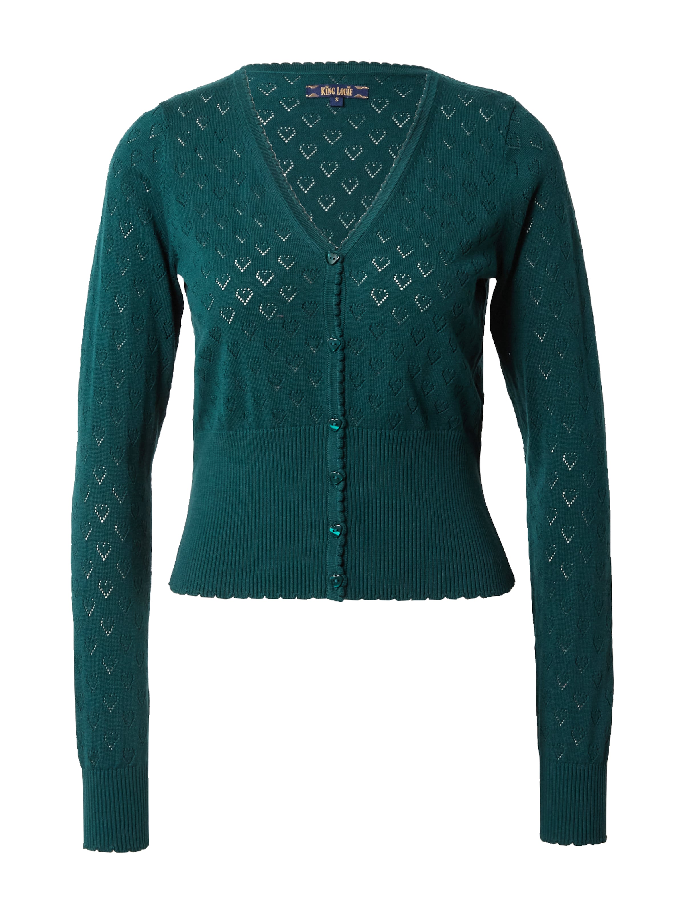 King Louie - Cárdigan en verde: frente