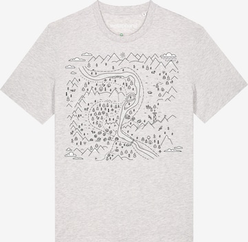 Watapparel Shirt 'Landschaft' in Grey: front