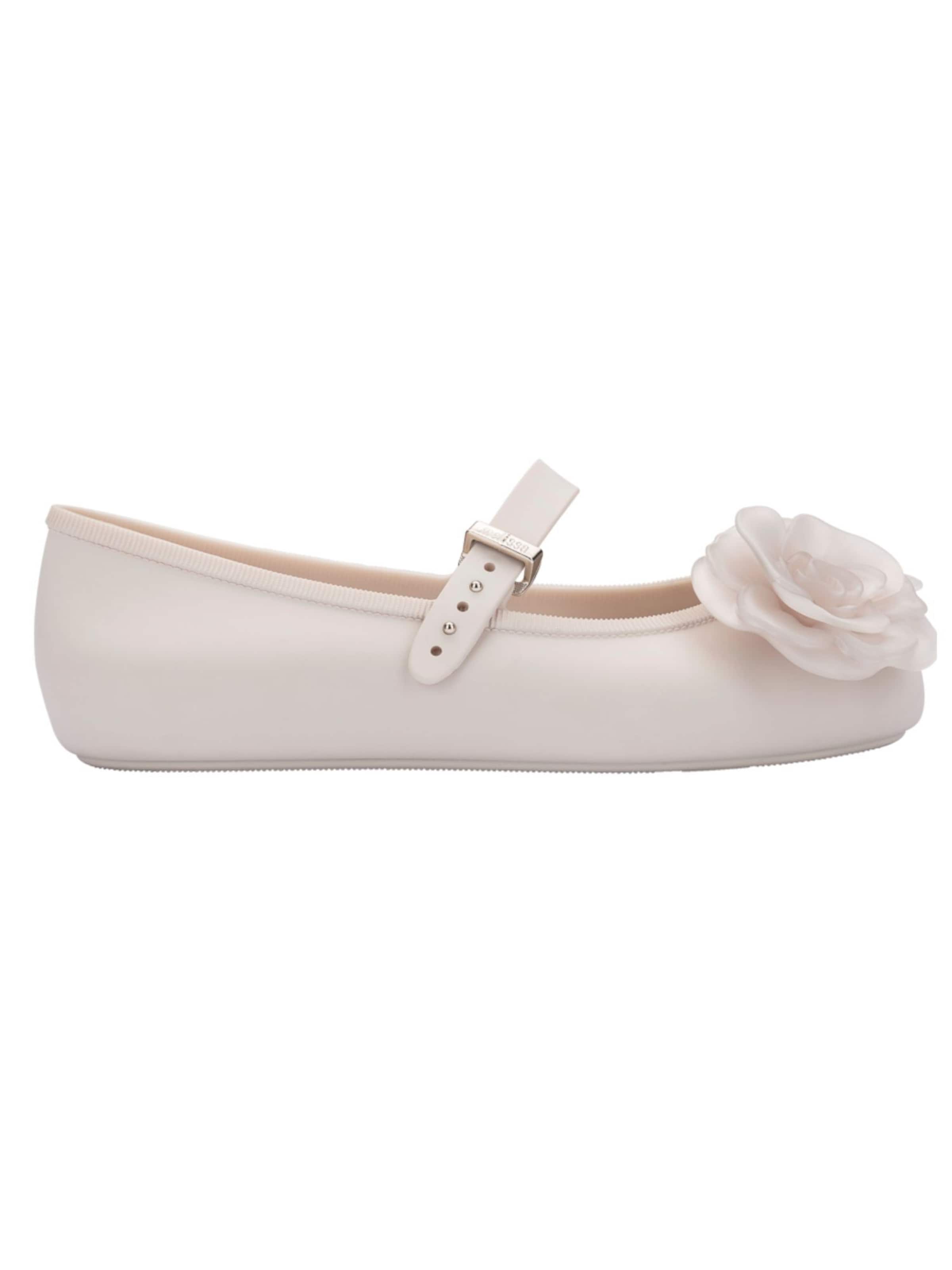MELISSA Ballet Flats with Strap in Pink: front