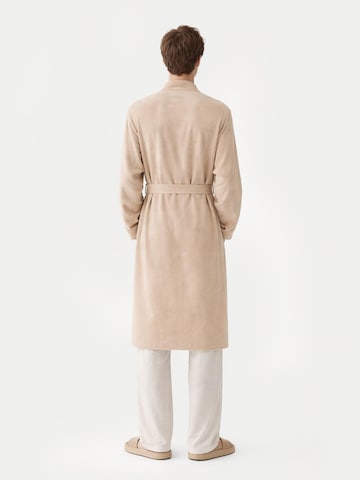 GOBI Cashmere Badjas lang  'Men's Cashmere Robe' in Beige