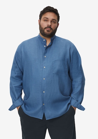 Marc O'Polo Regular fit Overhemd in Blauw: voorkant