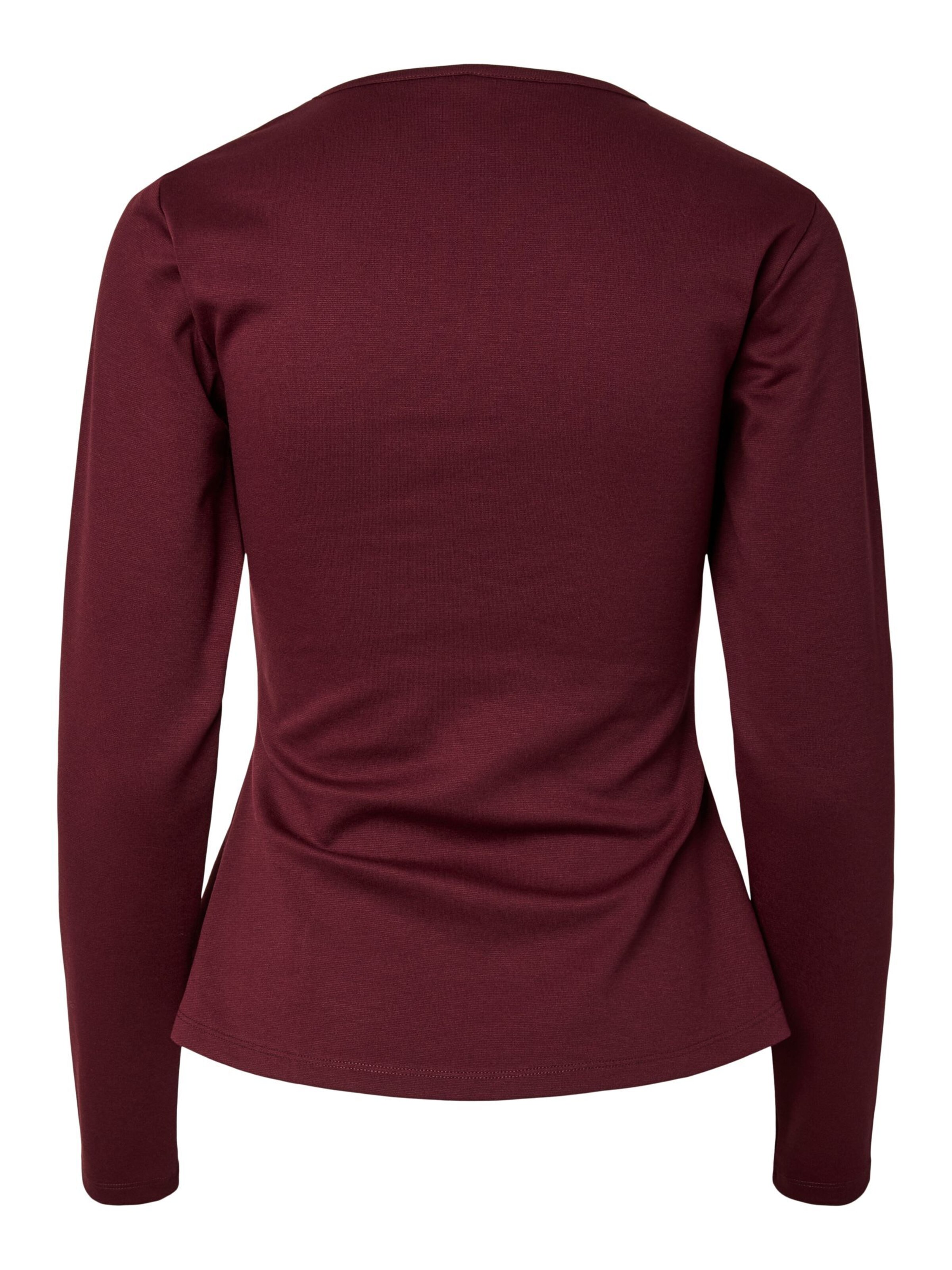 PIECES Shirt in Rood