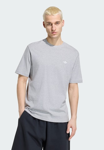 ADIDAS ORIGINALS Shirt 'Trefoil Essentials' in Grijs: voorkant