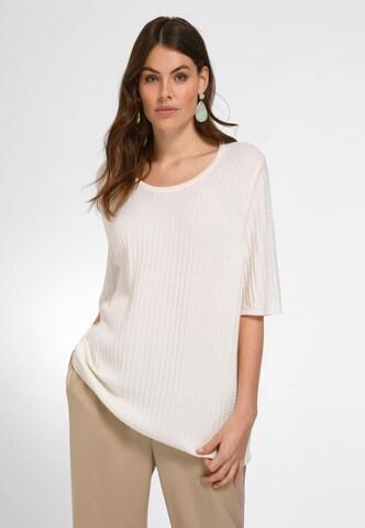 Emilia Lay Sweater in White: front