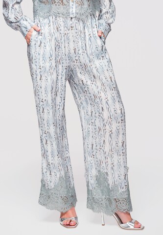 Ombre Wide leg Broek in Blauw