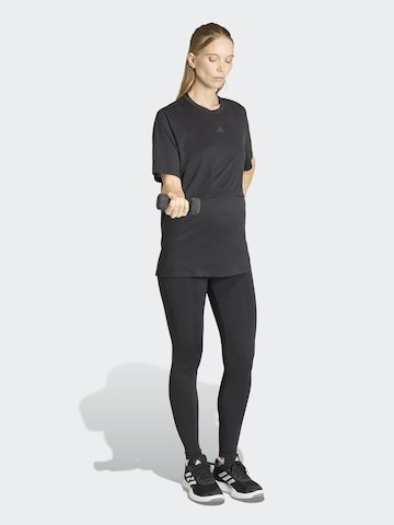 T-shirt fonctionnel 'MAT' ADIDAS PERFORMANCE en noir : devant