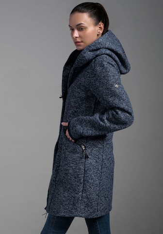 POLARINO Between-Seasons Coat in Blue