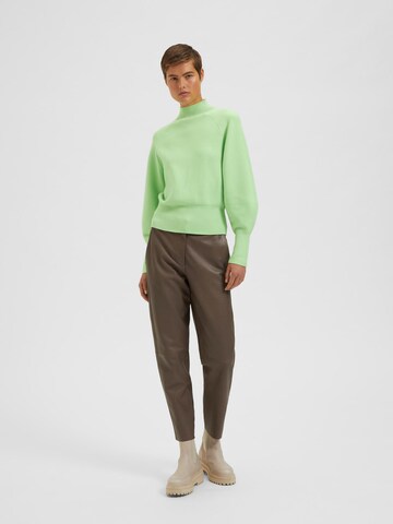 SELECTED FEMME Sweater 'Merle Fyria' in Green