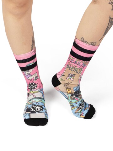 Chaussettes 'American Pie' American Socks en rose