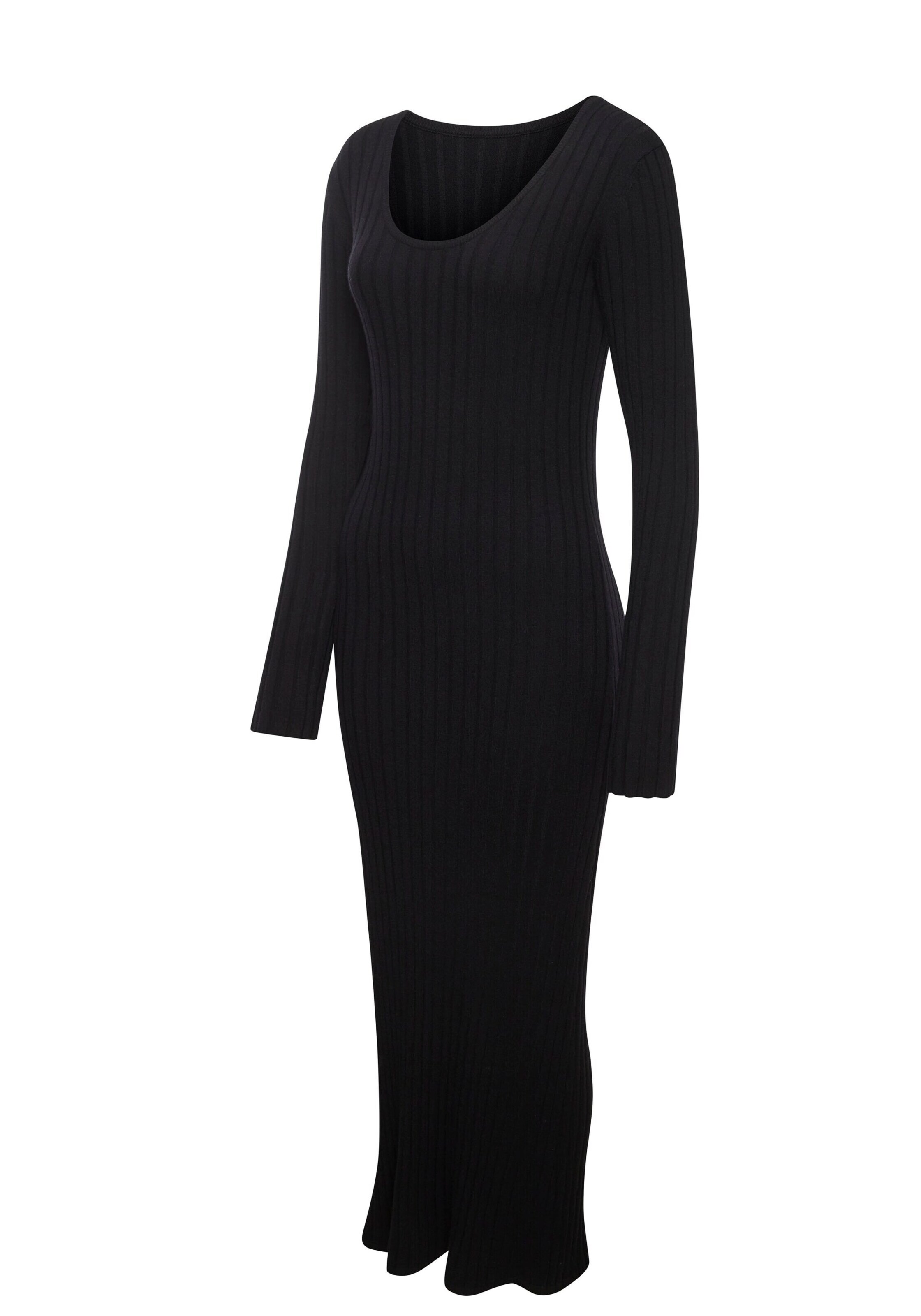 FRENCH CONNECTION Stickad klänning i svart