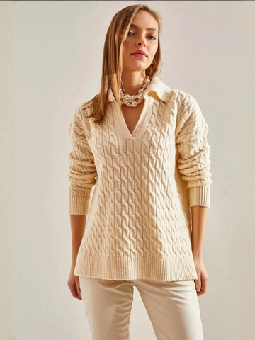 Bianco Lucci Kampsun 'Pullover', värv beež