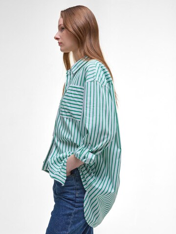 Barbour Bluse 'Nicola' in Grün