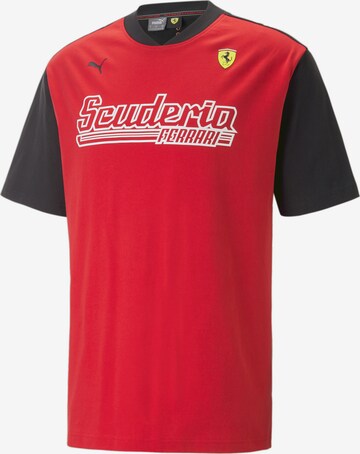 PUMA T-Shirt 'Scuderia Ferrari' in Rot: predná strana