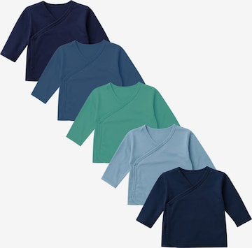 LOREZA Unterhemd 'Jungen Baby Wickelshirts' in Mischfarben: Vorderseite