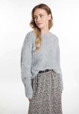 DreiMaster Vintage Sweater 'Altiplano' in Grey: front