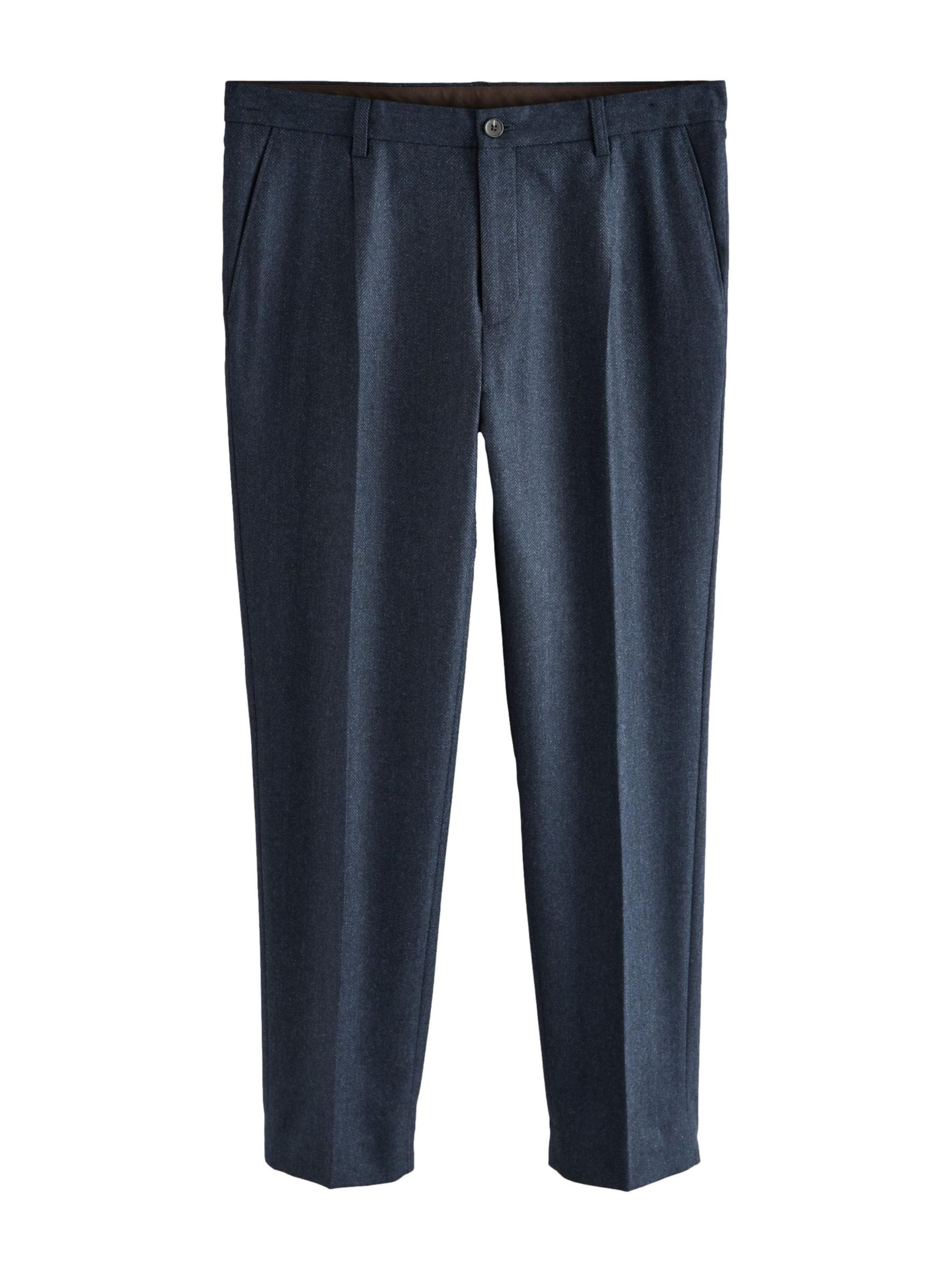 Next Regular Trousers with creases 'Nova Fides' in Blue: front