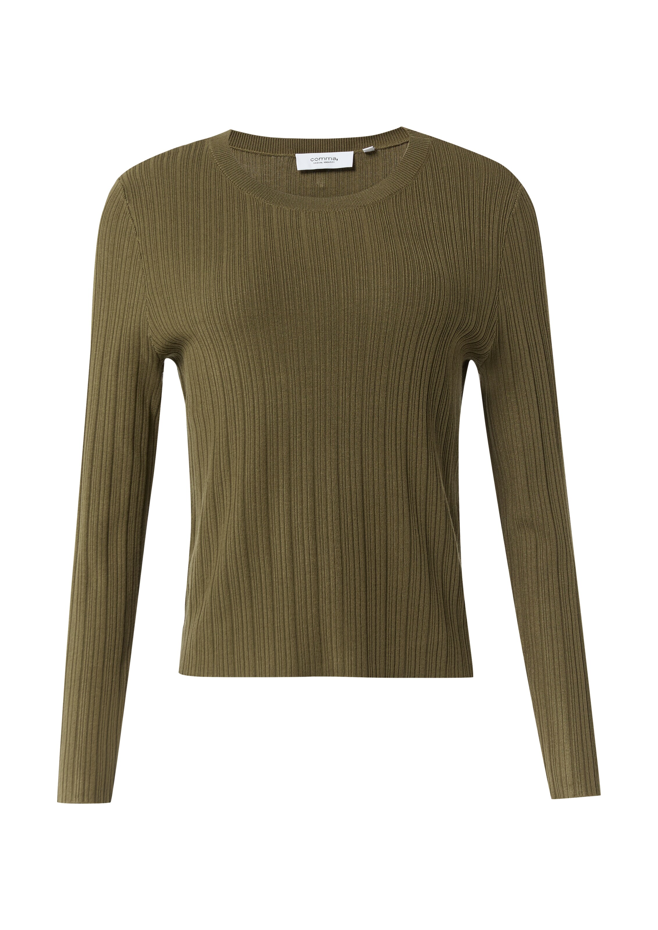 comma casual identity Pullover in Grün: Vorderseite