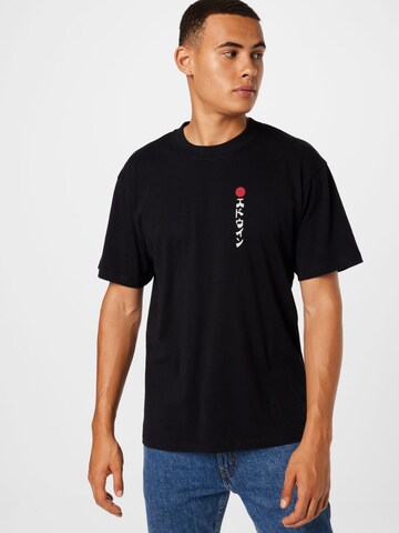 T-Shirt 'Kamifuji' EDWIN en noir : devant