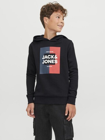 Sweat Jack & Jones Junior en noir : devant