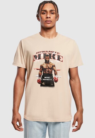 Mister Tee Shirt 'Dynamite' in Beige: front