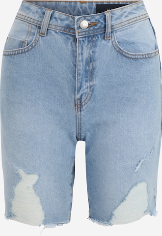 Noisy May Petite regular Jeans i blå: forside