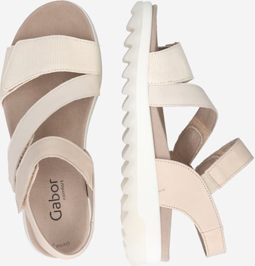 GABOR Strap Sandals in Beige