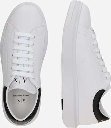 ARMANI EXCHANGE Platform trainers in White