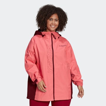 ADIDAS TERREX Outdoorjacke in Pink: predná strana