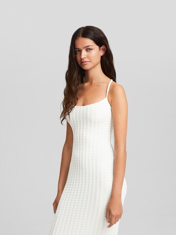 Bershka Summer Dress in White: front