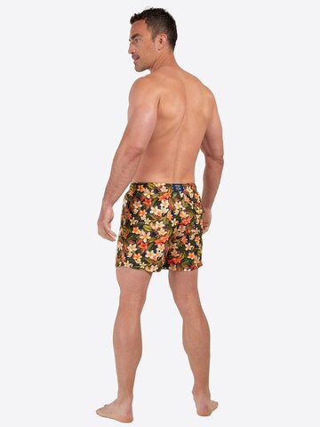 Shorts de bain ' Beach Boxer Etna ' HOM en beige