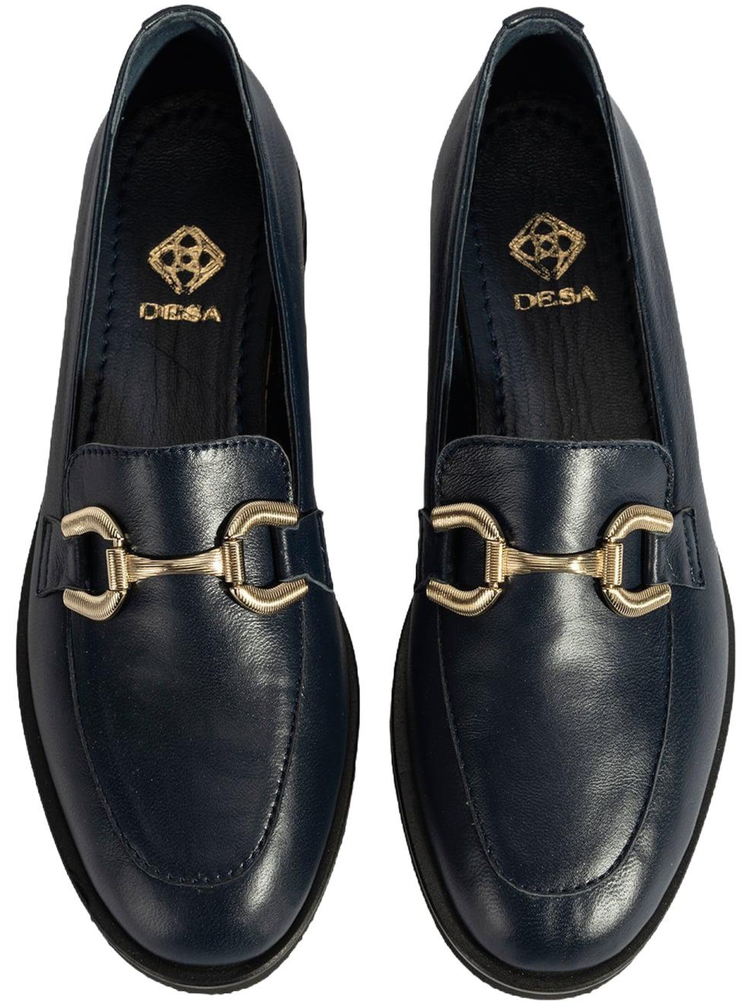 Mocassin Desa en bleu