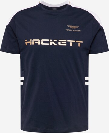 Tricou de la Hackett London pe albastru: față
